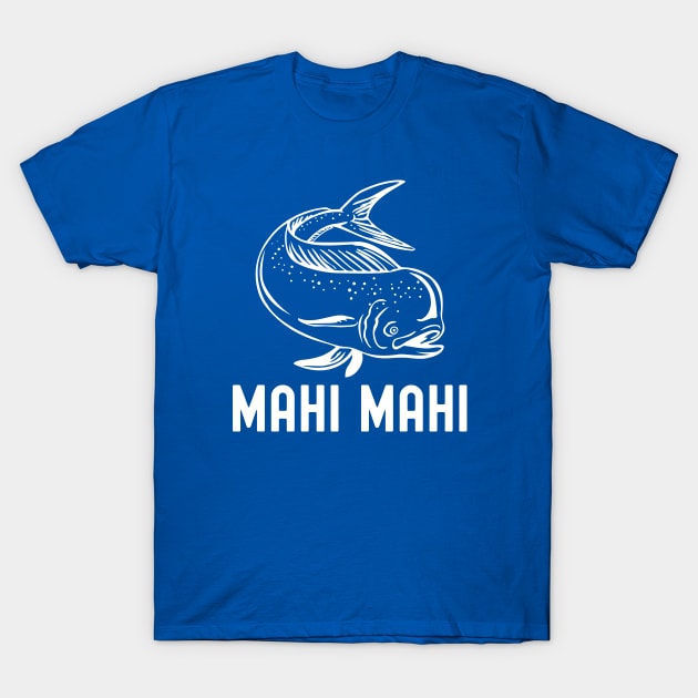 Mahi Mahi Dolphin Fish T-Shirt by HobbyAndArt